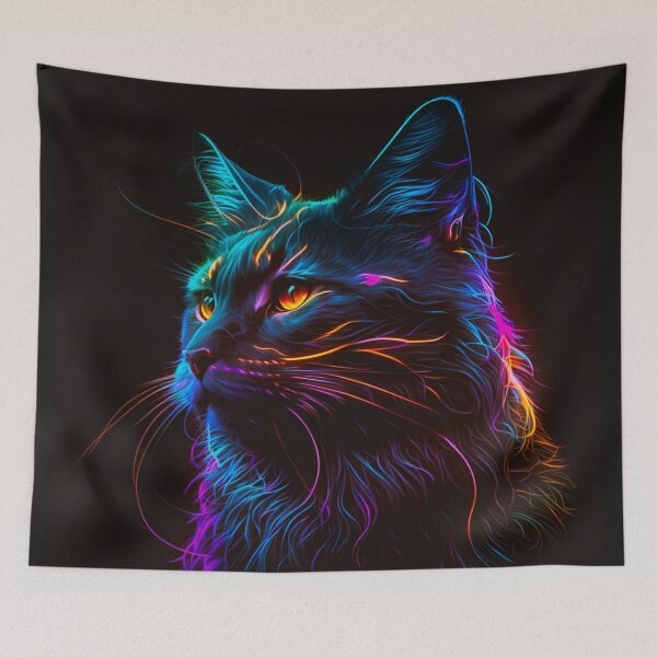Item preview, Neon Cat designed and sold by Sevastra33.