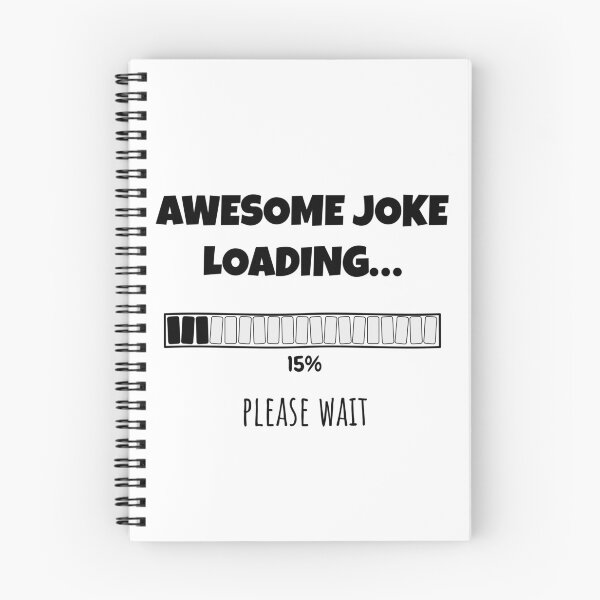 Item preview, Awesome Joke Loading... Please wait | Funny and witty loading bar text design designed and sold by ArtworkbyEmmy.