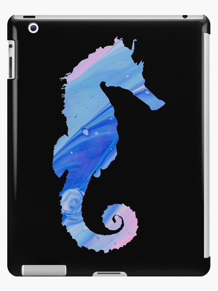 Colorful Seahorse Star Graphic Pattern Print Protective Phone Case