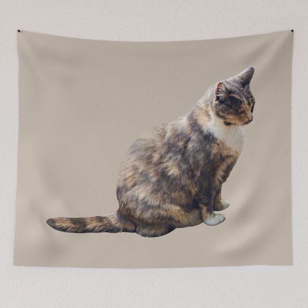 Item preview, Tabby Cat in Shades of Brown designed and sold by Susan Savad.