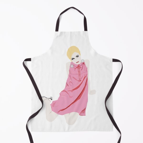 Item preview, Twiggy Sixties Fashion Model Illustration, Minimal Catwalk Art designed and sold by HoneymoonHotel.