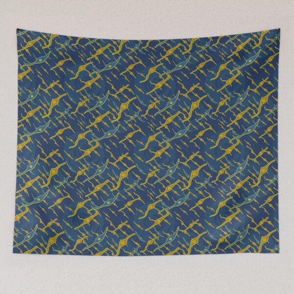 Item preview, Yellow Lung Tissue Pattern designed and sold by vividbiology.