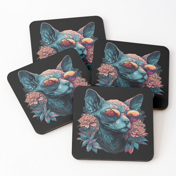 Item preview, Sphynx Cat Wearing Sunglasses designed and sold by TortoPlusa.