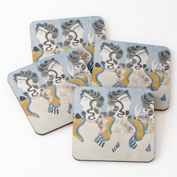 Item preview, Minoan fresco. The ladies in blue. designed and sold by likiska.