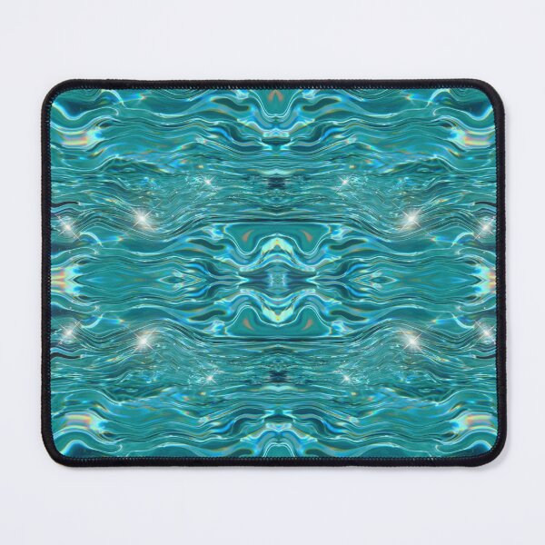 Item preview, turquoise abstract decorative pattern designed and sold by ErhanArt.