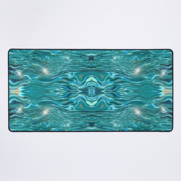 Item preview, turquoise abstract decorative pattern designed and sold by ErhanArt.
