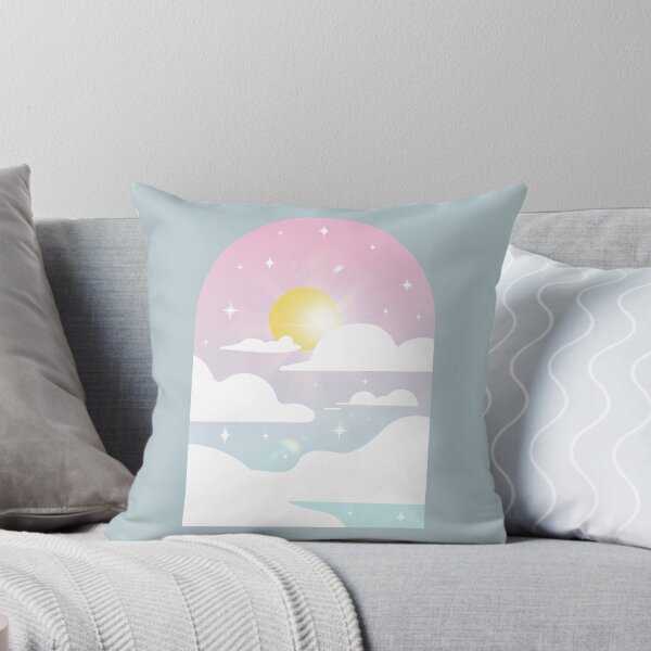 Item preview, minimalist cloudy sky illustration - modern arch illustration  designed and sold by Vivid-wear.
