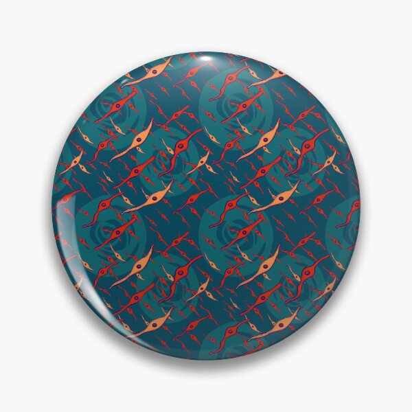 Artikelvorschau, Red and Orange Lung Tissue Pattern entworfen und verkauft von vividbiology.