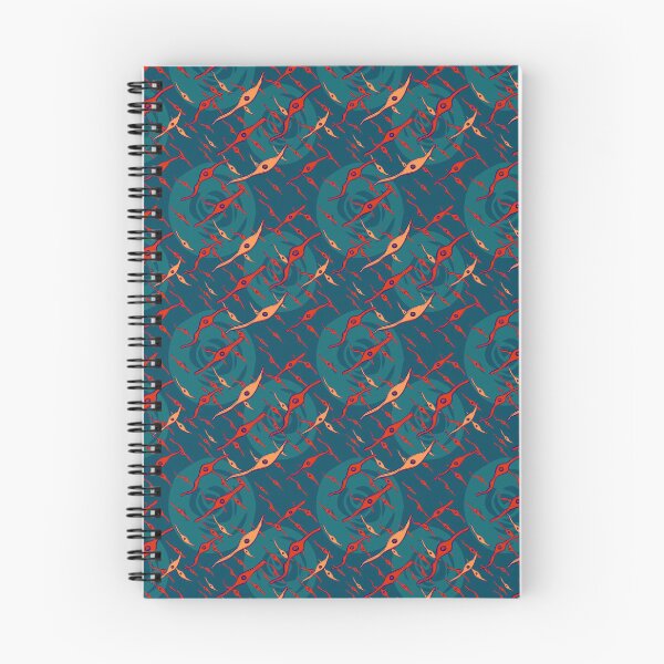 Item preview, Red and Orange Lung Tissue Pattern designed and sold by vividbiology.