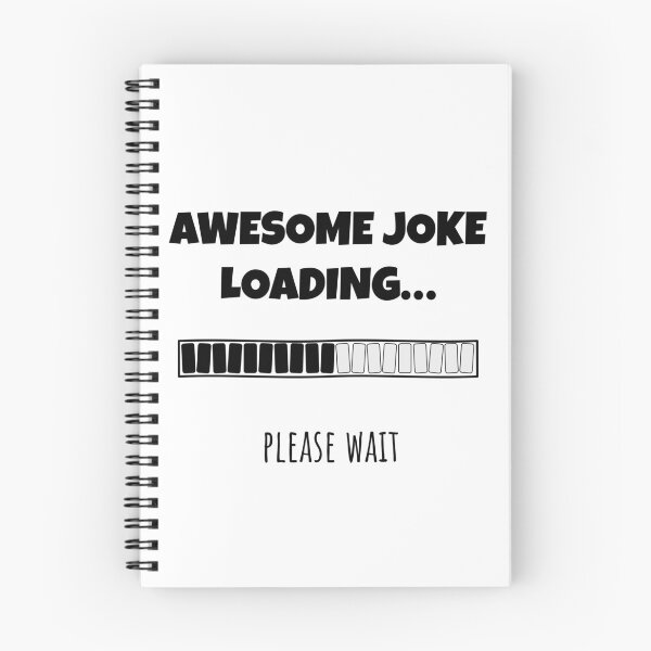 Item preview, Awesome Joke Loading... Please wait | Funny and witty loading bar text design designed and sold by ArtworkbyEmmy.