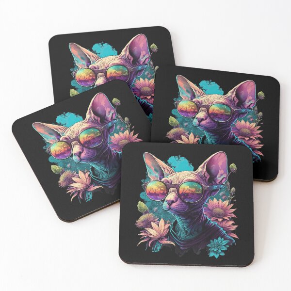 Item preview, Sphynx Cat Wearing Sunglasses designed and sold by TortoPlusa.