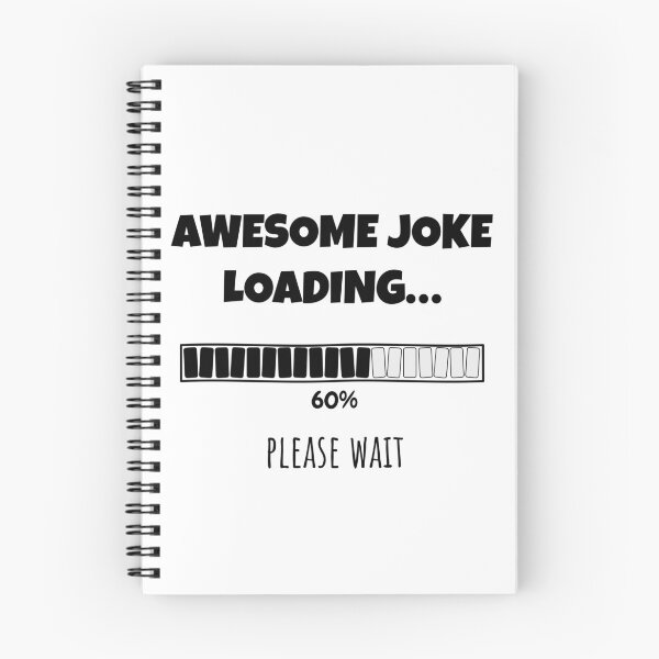 Item preview, Awesome Joke Loading... Please wait | Funny and witty loading bar text design designed and sold by ArtworkbyEmmy.