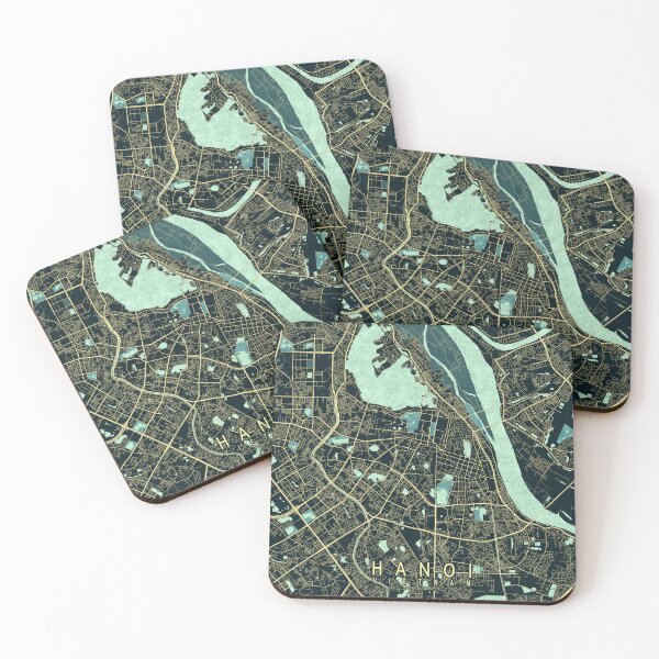 Item preview, Hanoi City Map of Vietnam - Summer designed and sold by deMAP.