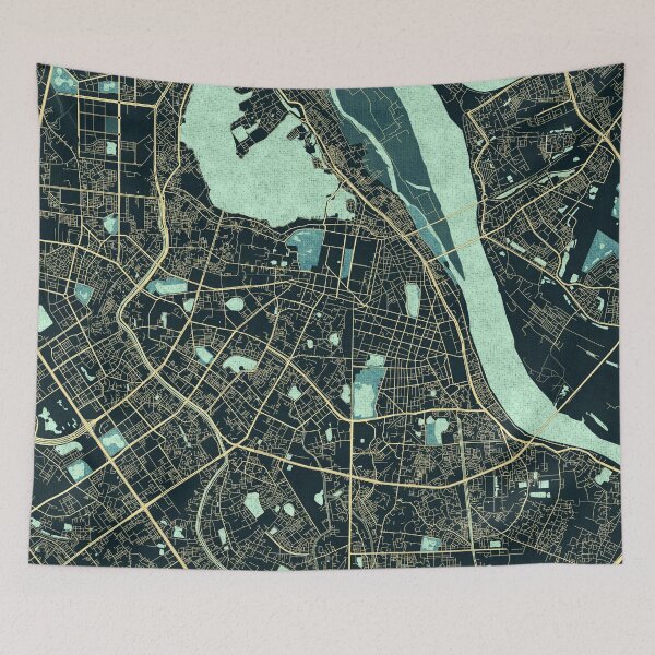 Item preview, Hanoi City Map of Vietnam - Summer designed and sold by deMAP.