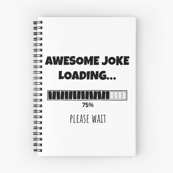 Item preview, Awesome Joke Loading... Please wait | Funny and witty loading bar text design designed and sold by ArtworkbyEmmy.