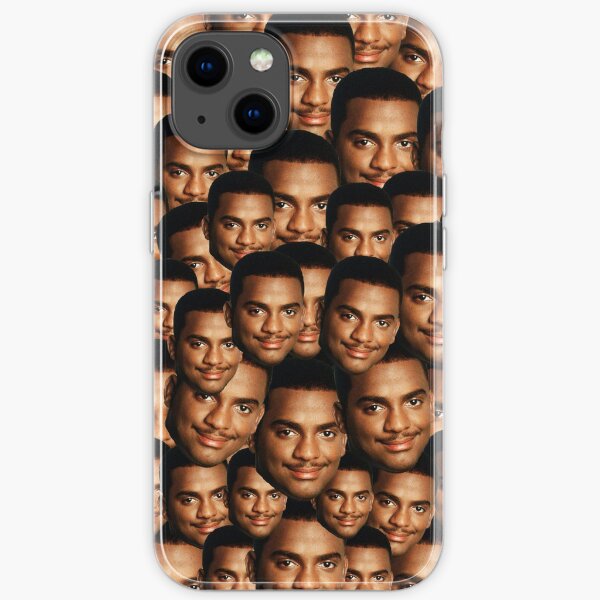 carlton banks faces iPhone Soft Case
