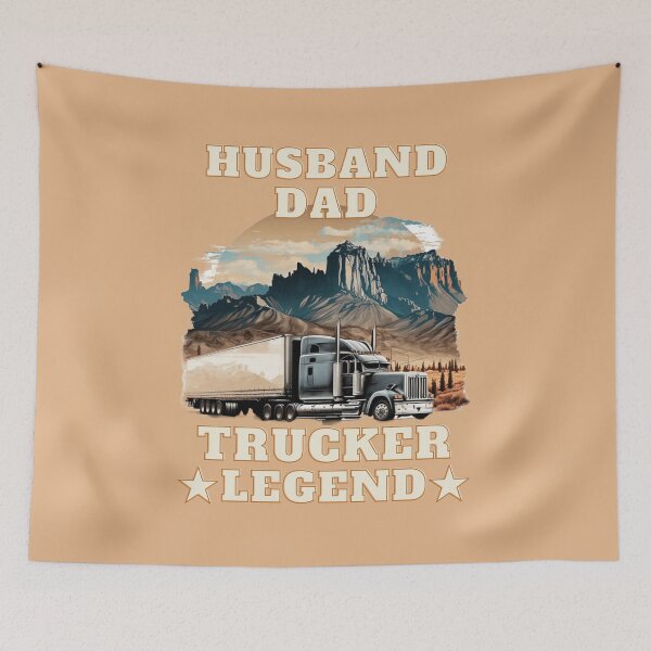 Item preview, Husband Dad Trucker Legend designed and sold by IntoThe-Future.