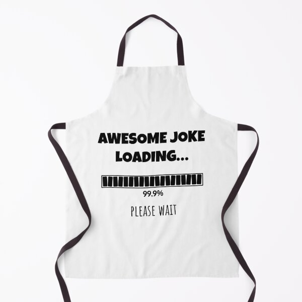 Item preview, Awesome Joke Loading... Please wait | Funny and witty loading bar text design designed and sold by ArtworkbyEmmy.