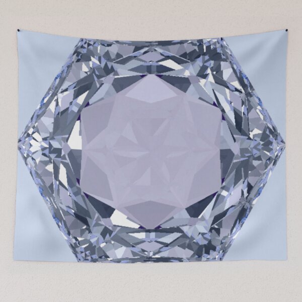 Item preview, Hexagonal Cut Blue Topaz Gemstone designed and sold by Cbusch.