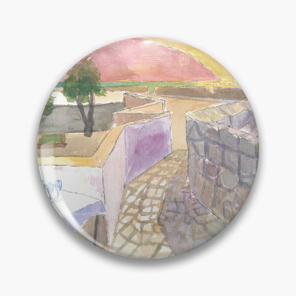 Item preview, Romantic Sunset over the Adriatic Sea on the city walls of Dubrovnik designed and sold by artshop77.