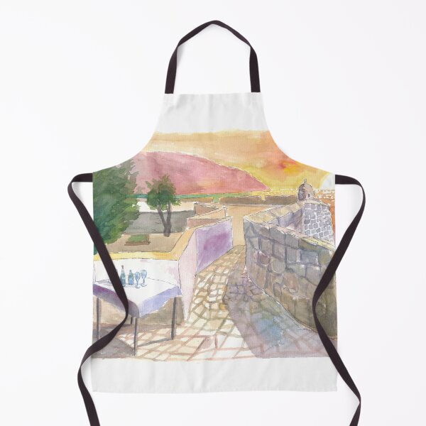 Item preview, Romantic Sunset over the Adriatic Sea on the city walls of Dubrovnik designed and sold by artshop77.