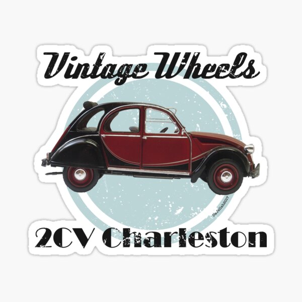 Roues Vintage - 2CV Charleston Sticker