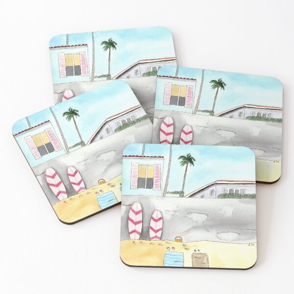 Item preview, Surfing Beach in San Diego  designed and sold by Sandra Connelly.