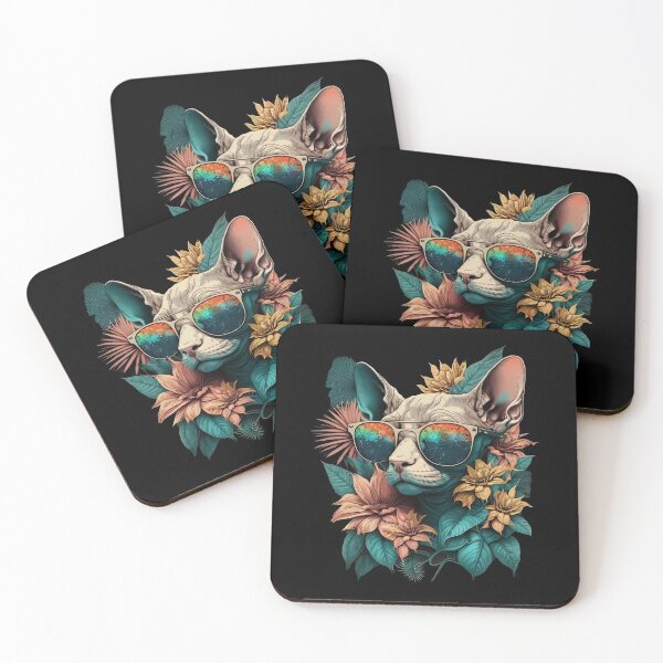 Item preview, Sphynx Cat Wearing Sunglasses designed and sold by TortoPlusa.