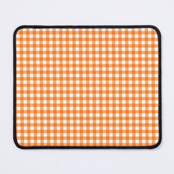 Item preview, Groovy Orange Gingham Check Pattern designed and sold by Kalite.