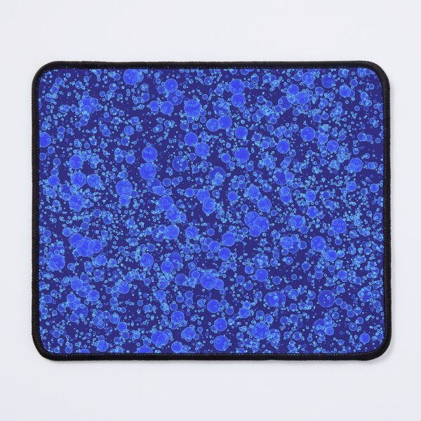 Aperçu de l'œuvre Blue Molecule Pattern créée et vendue par vividbiology.