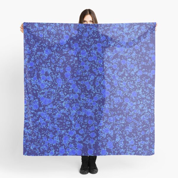 Aperçu de l'œuvre Blue Molecule Pattern créée et vendue par vividbiology.