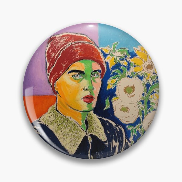 Item preview, Self Portrait with Sunflowers designed and sold by keachartist.