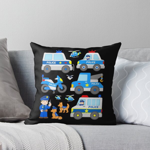 Item preview, Cop Vehicles Police Dogs Helicopter Motorcycle Tow Truck designed and sold by samshirts.