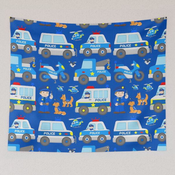 Item preview, Cop Vehicles Police Dogs Helicopter Motorcycle Tow Truck designed and sold by samshirts.
