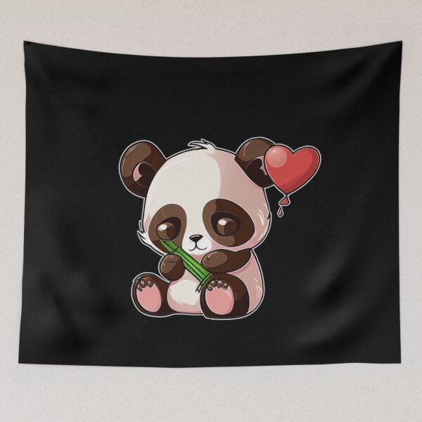 Artikelvorschau, Entzückende Panda-Herz-Liebes-Kunst 2 entworfen und verkauft von TheWildFlix.