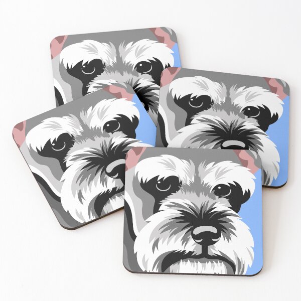 Item preview, Schnauzer Illustration Dog Portrait designed and sold by studioart.