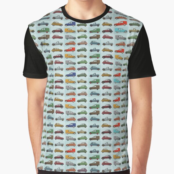 Citroën 2CV pattern Graphic T-Shirt