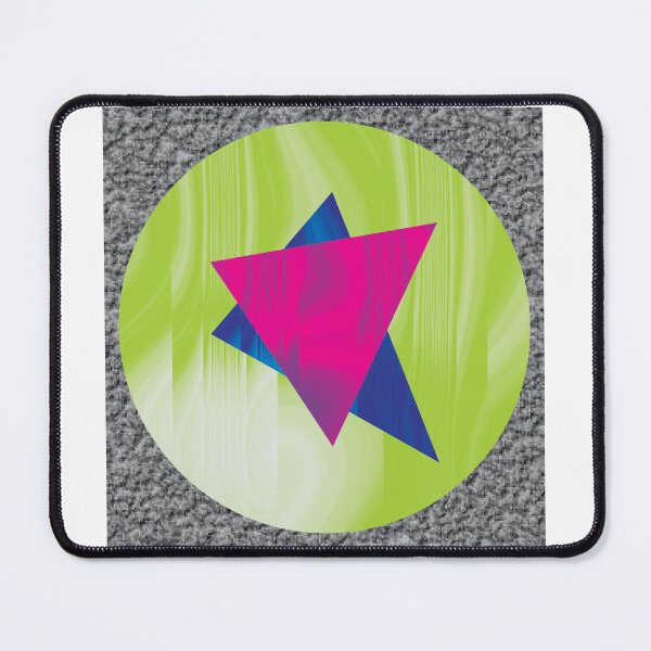 Item preview, Pink and Blue Jewish Star designed and sold by compugraphd.