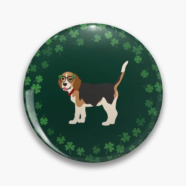 Item preview, Beagle Dog with Saint Patrick's Day Theme designed and sold by SeasonalDogs.