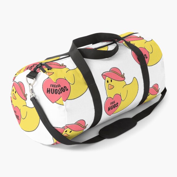 Item preview, good morning hug, cute little awesome cartoon duck designed and sold by Design_for_merch.