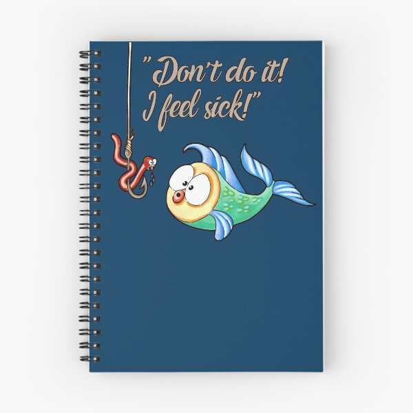Item preview, Don't Do It! I Feel Sick! (Funny Fish) designed and sold by Colette van der Wal.