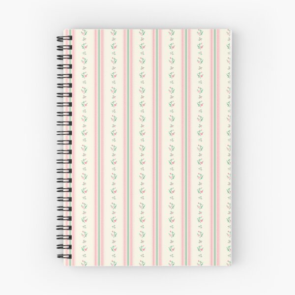 Item preview, Vintage floral stripes designed and sold by BlueDoorStudio.