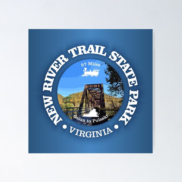 Item preview, New River Trail State Park (cycling c) designed and sold by curranmorgan.