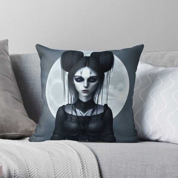 Halloween Pillows Glow IN the Dark Goth Throw Pillow Cute