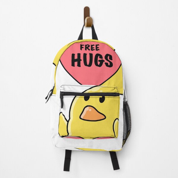 Item preview, good morning hug, cute little duck designed and sold by Design_for_merch.