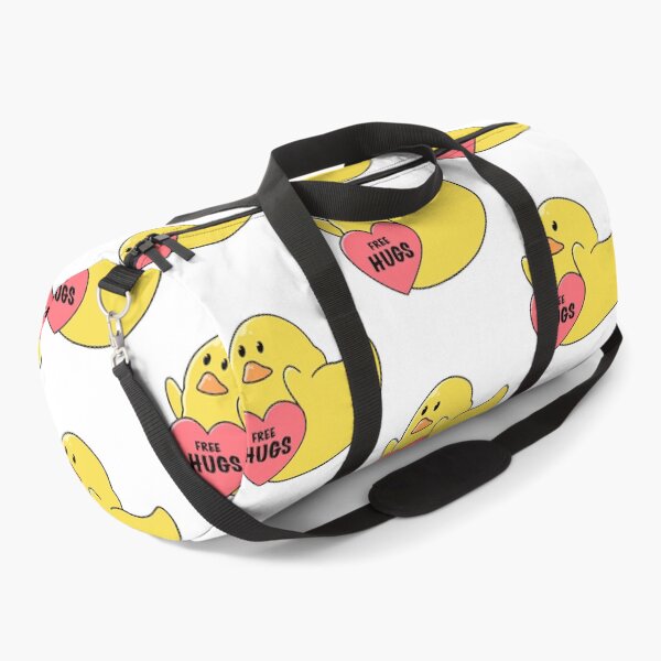 Item preview, good morning hug, cute little duck designed and sold by Design_for_merch.