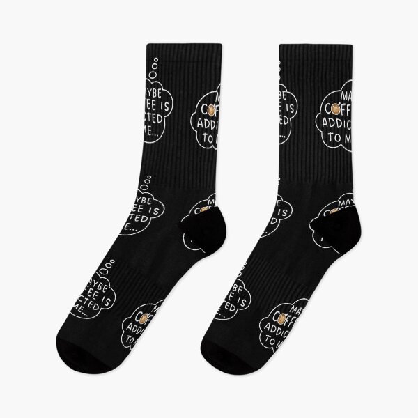 Item preview, Maybe coffee is addicted to me designed and sold by SteamingSips.