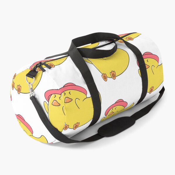 Item preview, good morning hug, cute little funny duck character designed and sold by Design_for_merch.
