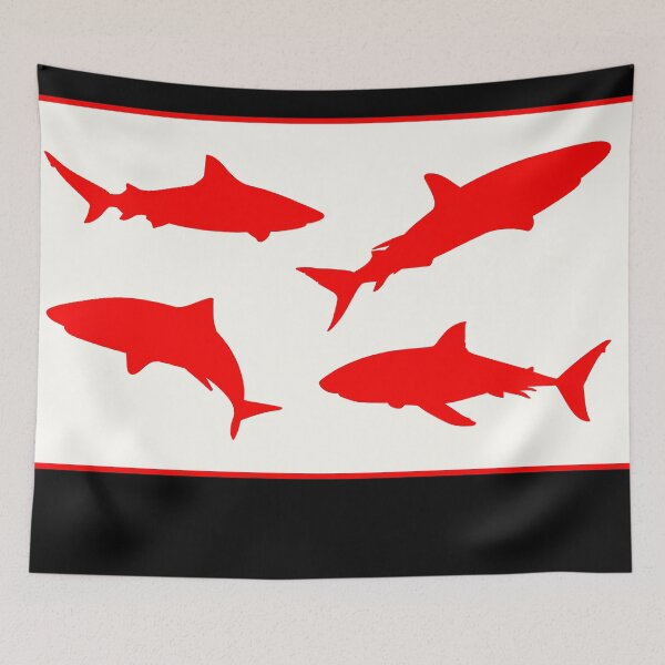 Item preview, Shark Apparel in Black Design 1 designed and sold by PastyDesigns.