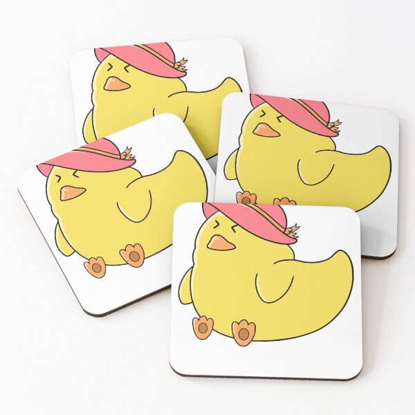 Item preview, good morning hug, cute little funny duck kawaii designed and sold by Design_for_merch.